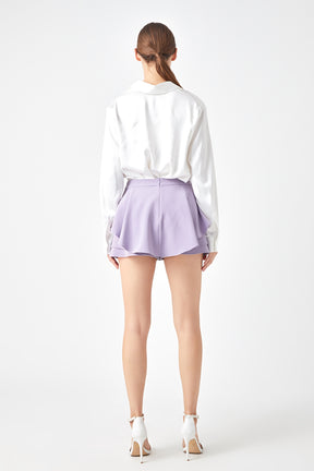 ENDLESS ROSE - Ruffled Skort - SKORTS available at Objectrare
