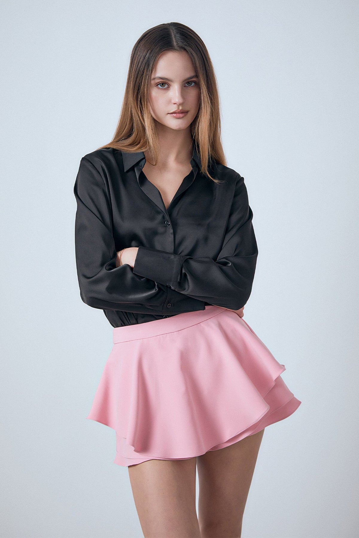 ENDLESS ROSE - Ruffled Skort - SKORTS available at Objectrare