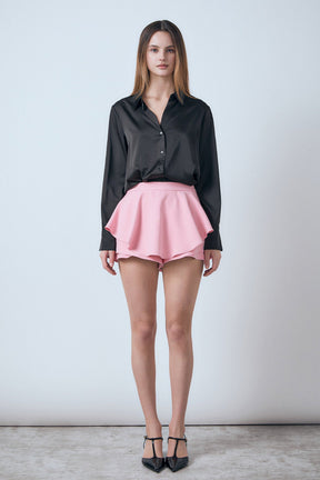 ENDLESS ROSE - Ruffled Skort - SKORTS available at Objectrare