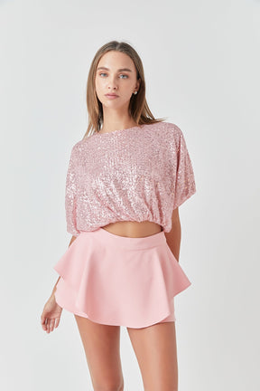 ENDLESS ROSE - Ruffled Skort - SKORTS available at Objectrare
