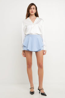 ENDLESS ROSE - Ruffled Skort - SKORTS available at Objectrare