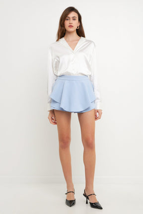 ENDLESS ROSE - Ruffled Skort - SKORTS available at Objectrare