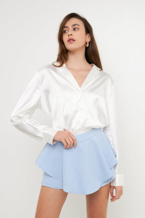 ENDLESS ROSE - Ruffled Skort - SKORTS available at Objectrare