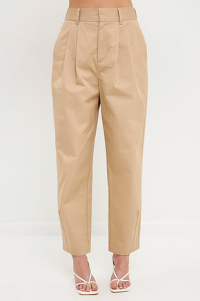 ENGLISH FACTORY - English Factory - High Waist Pleated Trouser - Final Sale - PANTS available at Objectrare