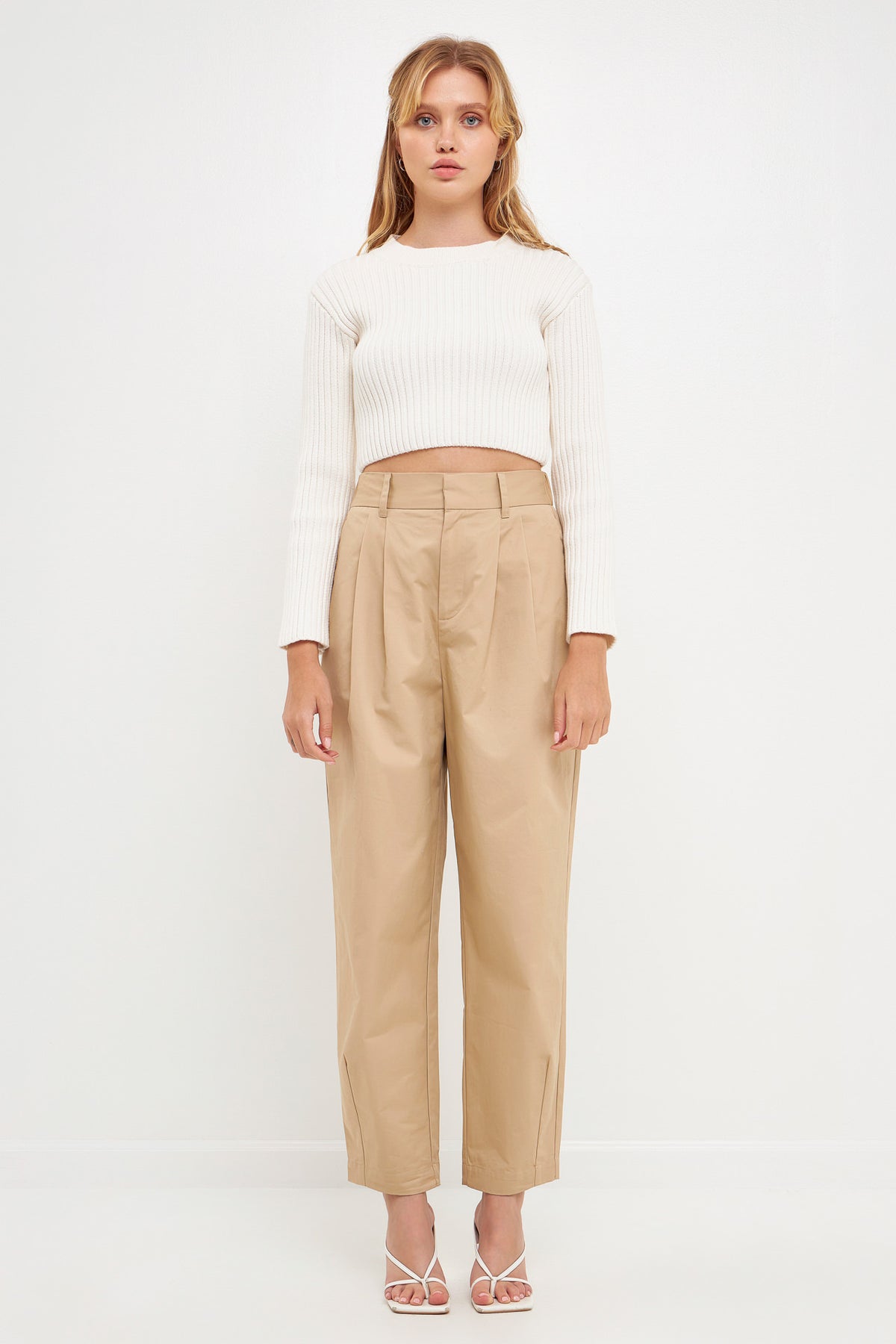 ENGLISH FACTORY - English Factory - High Waist Pleated Trouser - PANTS available at Objectrare