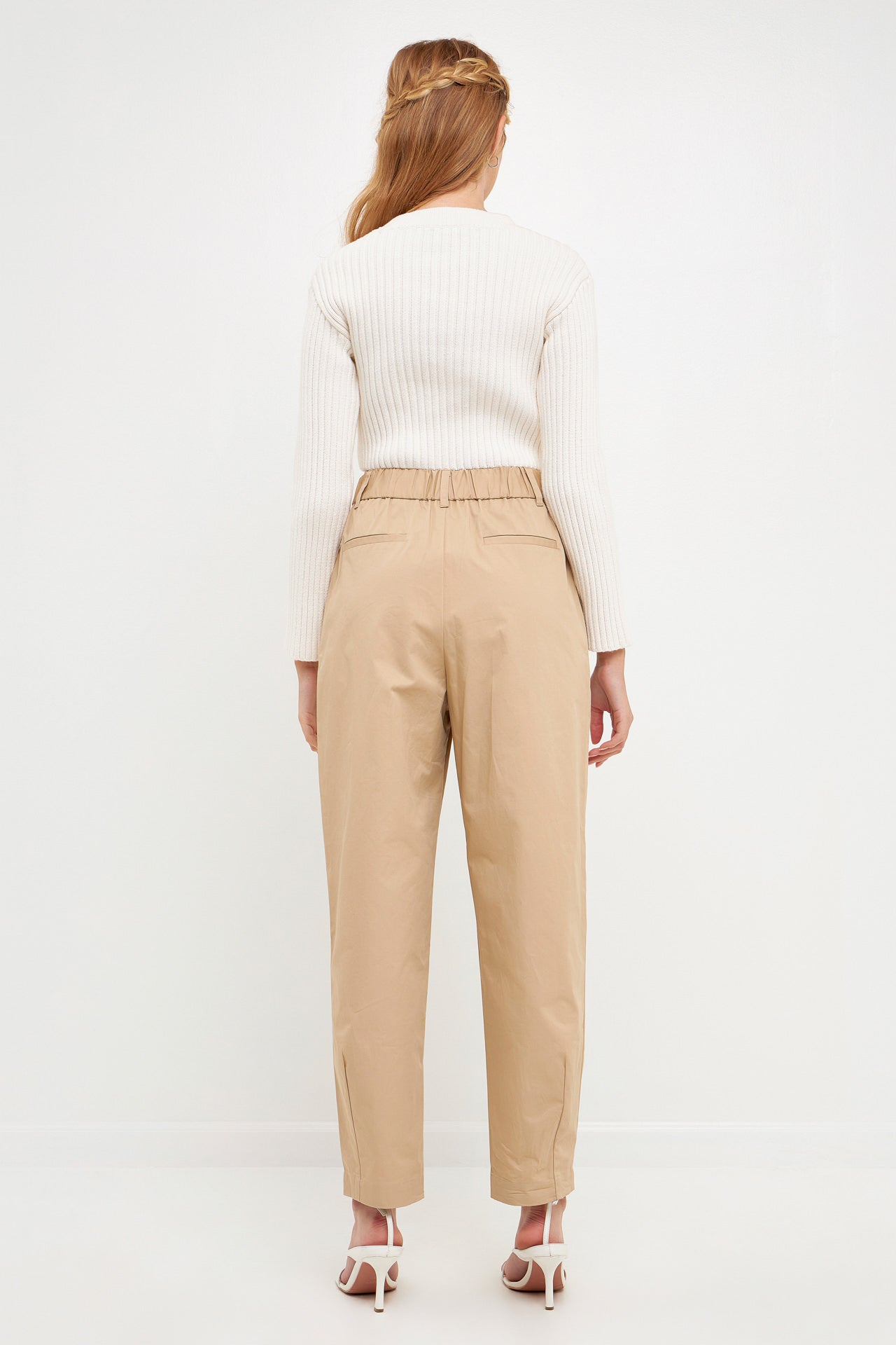 ENGLISH FACTORY - English Factory - High Waist Pleated Trouser - Final Sale - PANTS available at Objectrare