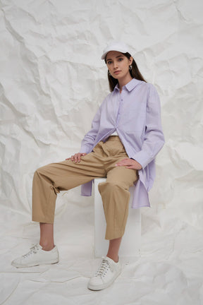 ENGLISH FACTORY - High Waist Pleated Trouser - PANTS available at Objectrare