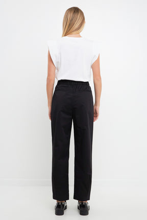 ENGLISH FACTORY - English Factory - High Waist Pleated Trouser - Final Sale - PANTS available at Objectrare