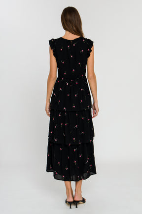 FREE THE ROSES - Free The Roses - Floral Embroidery Maxi Dress - DRESSES available at Objectrare