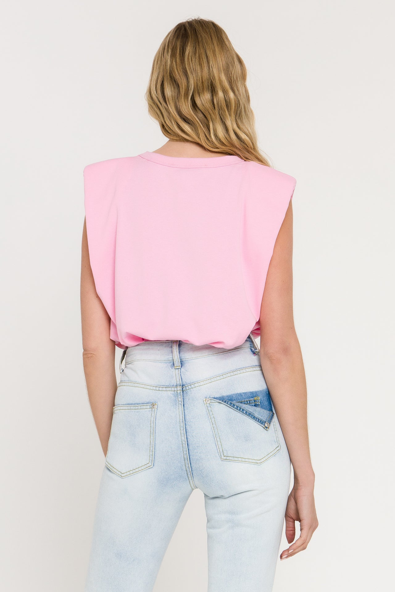 Endless Rose - Shoulder Pad Shirt