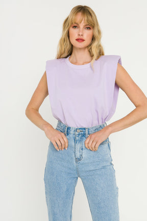 Endless Rose - Shoulder Pad Shirt