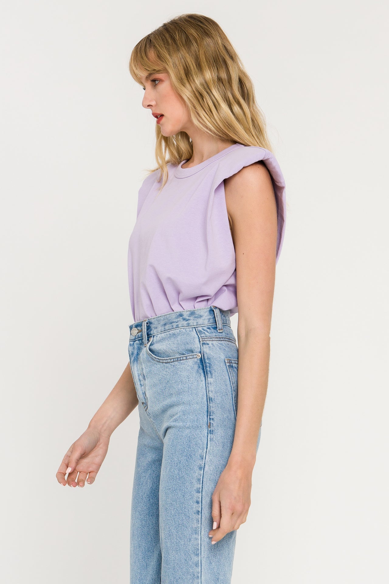 Endless Rose - Shoulder Pad Shirt