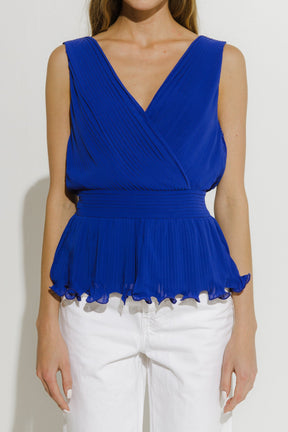 ENDLESS ROSE - Endless Rose - Sleeveless Woven Blouse - TOPS available at Objectrare