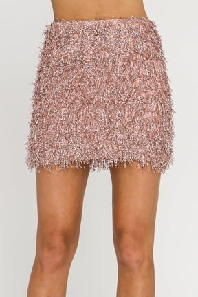 ENDLESS ROSE - Fringed Mini Skirt - SKIRTS available at Objectrare