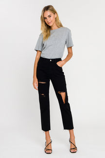 GREY LAB - Short Sleeve Basic Top - TOPS available at Objectrare