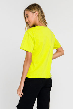 GREY LAB - Short Sleeve Basic Top - TOPS available at Objectrare