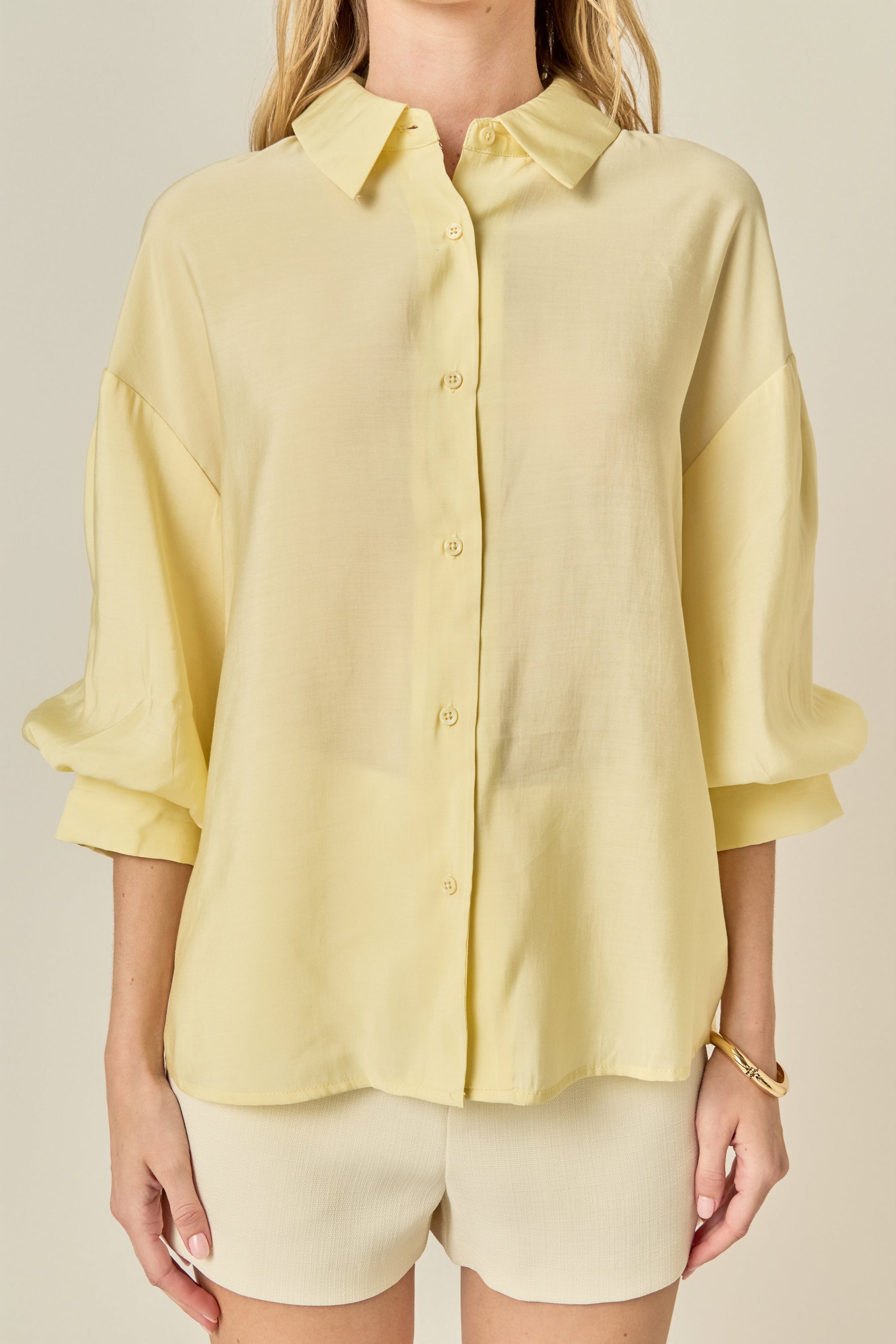 ENGLISH FACTORY - Balloon Sleeve Blouse - TOPS available at Objectrare