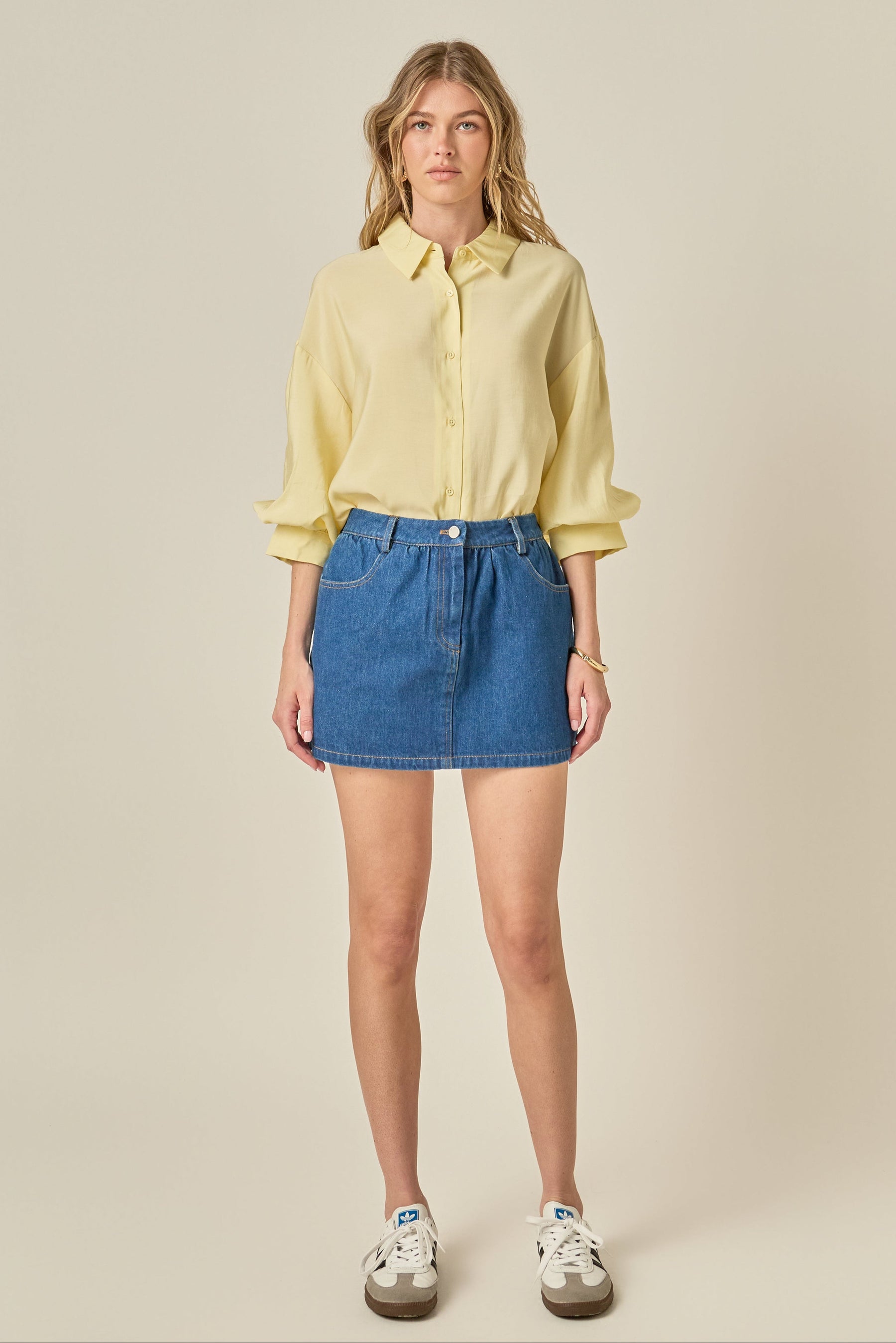 ENGLISH FACTORY - Balloon Sleeve Blouse - TOPS available at Objectrare