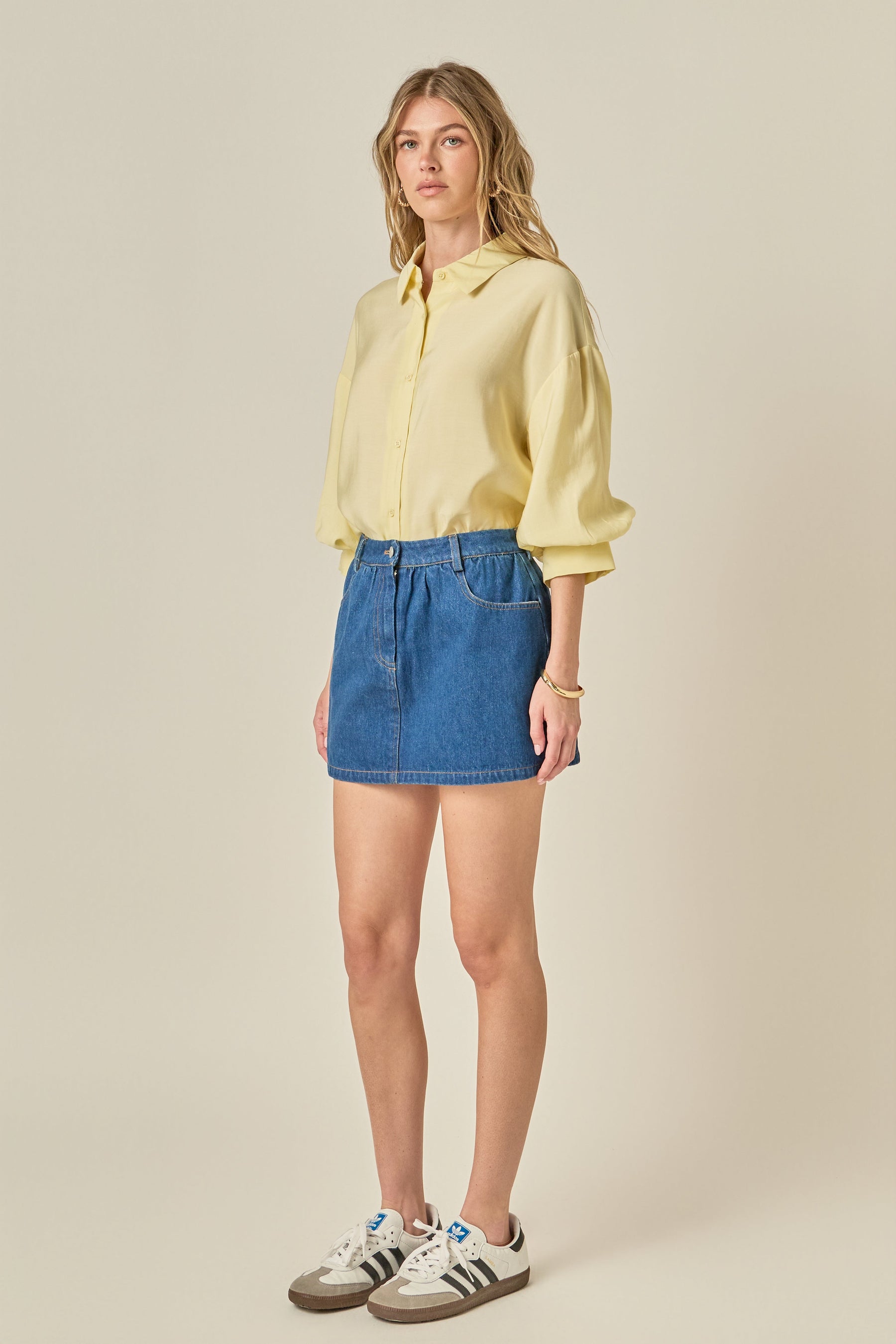 ENGLISH FACTORY - Balloon Sleeve Blouse - TOPS available at Objectrare
