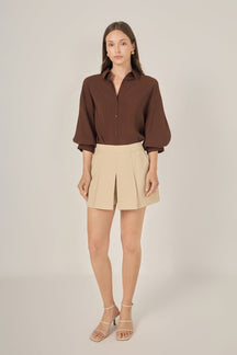 ENGLISH FACTORY - Balloon Sleeve Blouse - SHIRTS & BLOUSES available at Objectrare