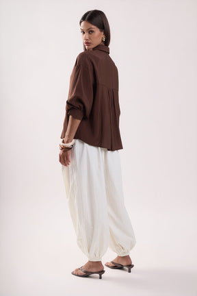 ENGLISH FACTORY - Balloon Sleeve Blouse - SHIRTS & BLOUSES available at Objectrare