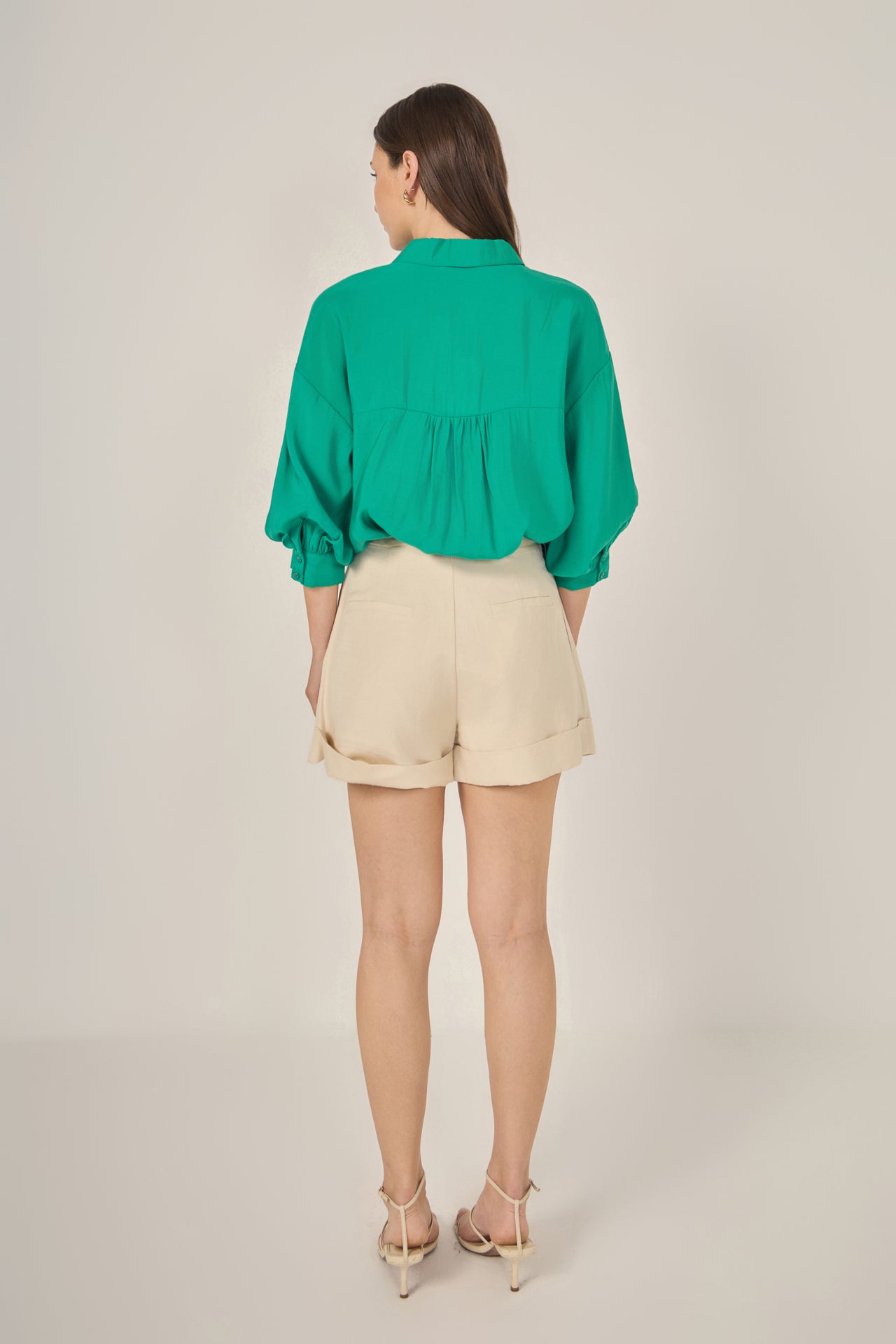ENGLISH FACTORY - Balloon Sleeve Blouse - SHIRTS & BLOUSES available at Objectrare