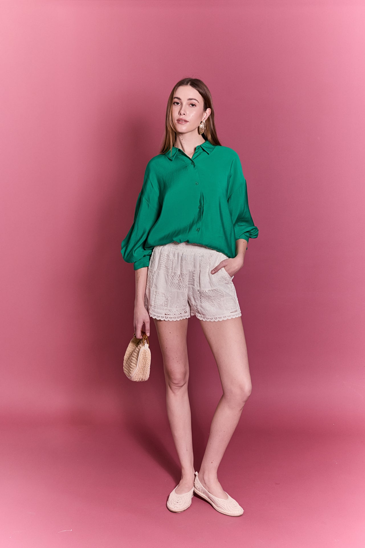 Balloon Sleeve Blouse