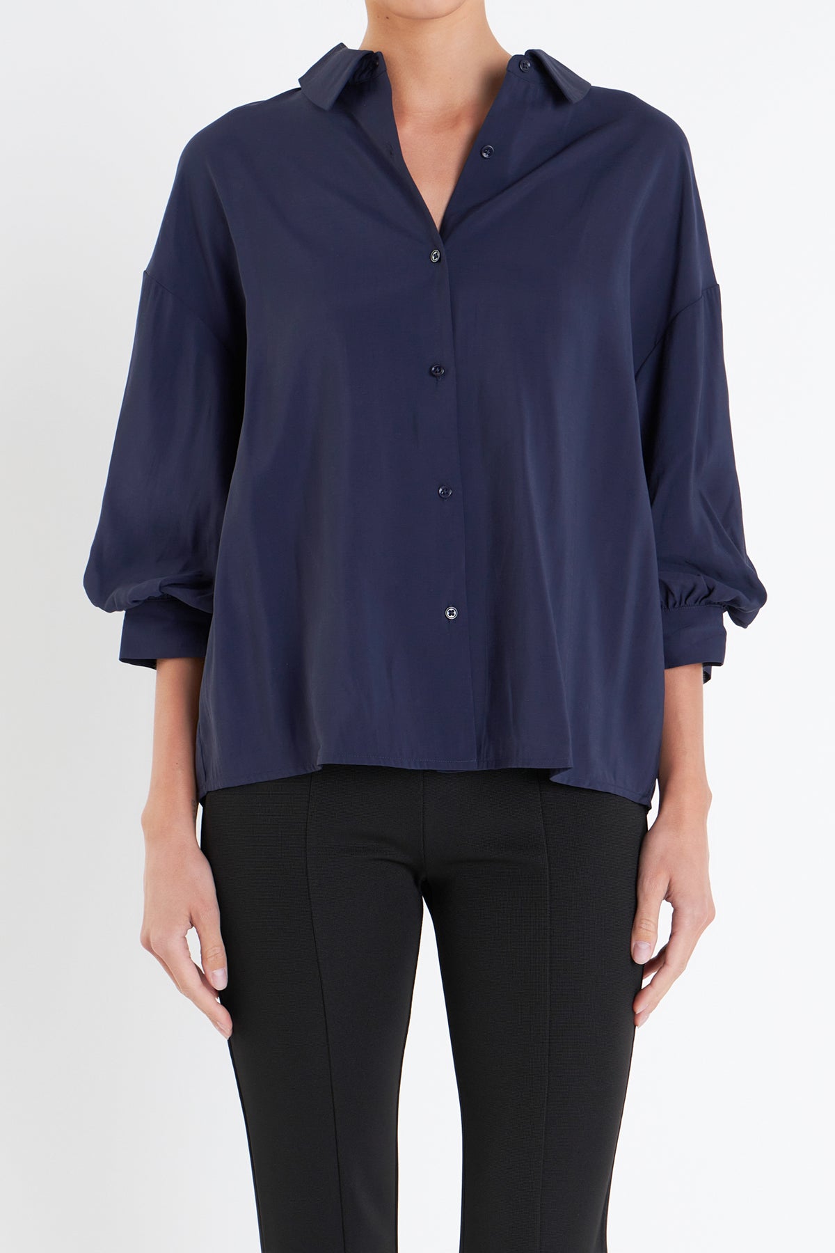 ENGLISH FACTORY - English Factory - Balloon Sleeve Blouse - SHIRTS & BLOUSES available at Objectrare