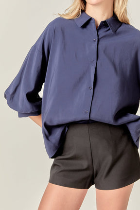 Balloon Sleeve Blouse