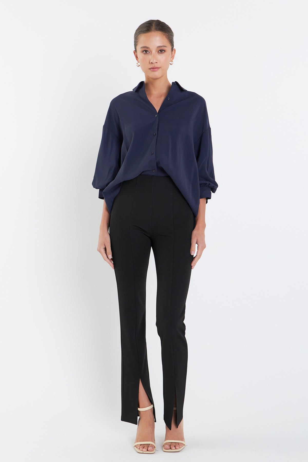 ENGLISH FACTORY - English Factory - Balloon Sleeve Blouse - SHIRTS & BLOUSES available at Objectrare