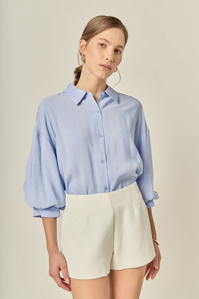 Balloon Sleeve Blouse
