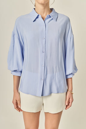 Balloon Sleeve Blouse