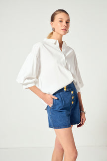 Balloon Sleeve Shirt