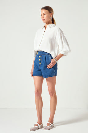 Balloon Sleeve Shirt