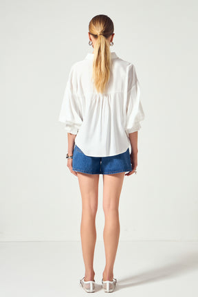 Balloon Sleeve Shirt