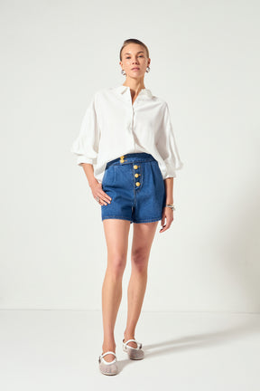 Balloon Sleeve Shirt