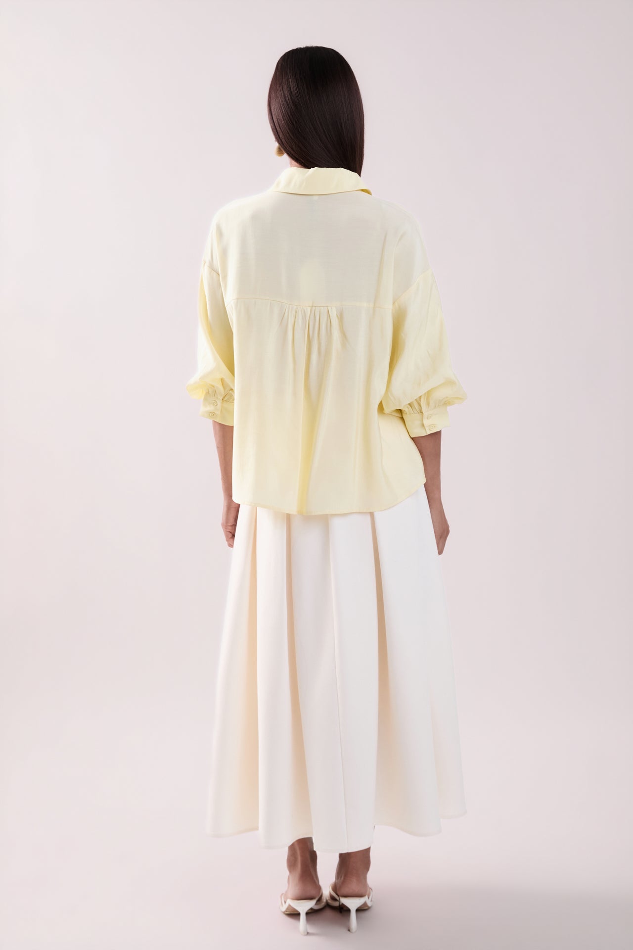 ENGLISH FACTORY - Balloon Sleeve Blouse - SHIRTS & BLOUSES available at Objectrare