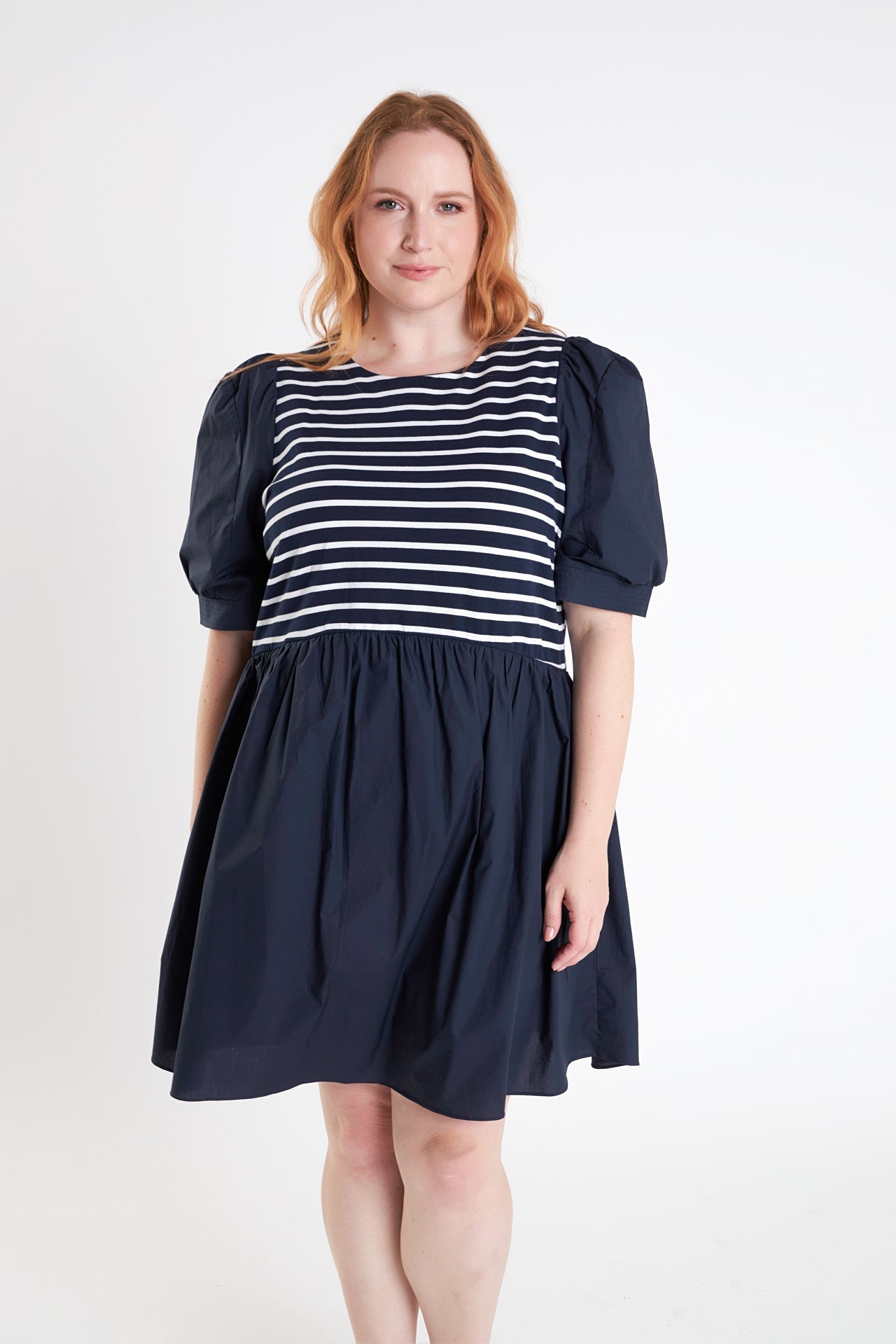 ENGLISH FACTORY - English Factory - High Low Knit Combo Dress - DRESSES available at Objectrare