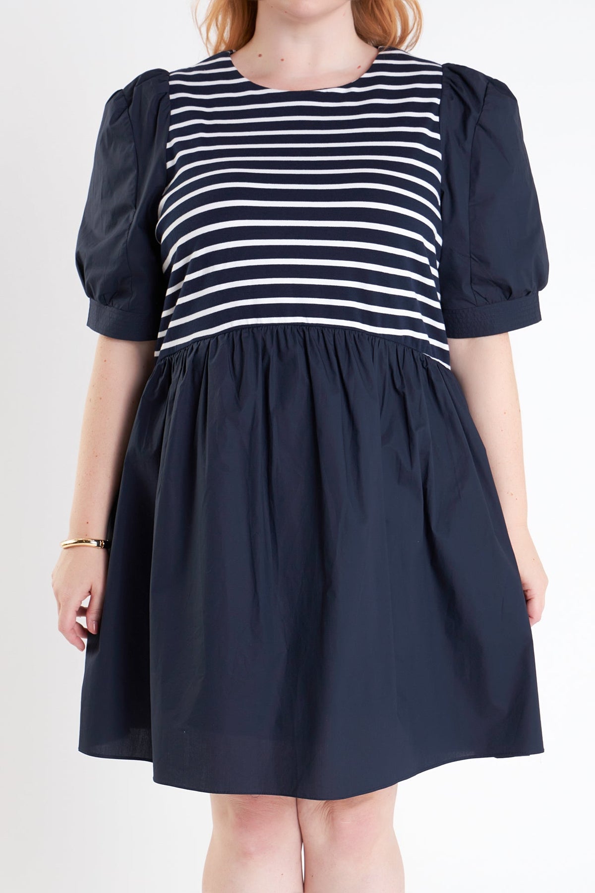 ENGLISH FACTORY - High Low Knit Combo Dress - DRESSES available at Objectrare