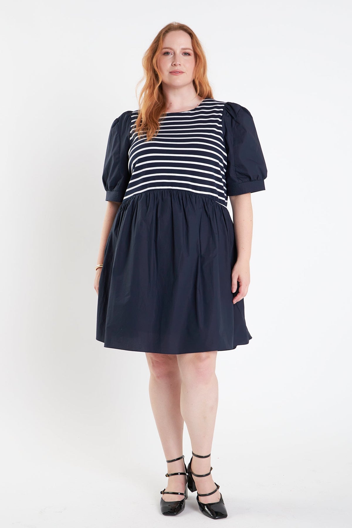 ENGLISH FACTORY - English Factory - High Low Knit Combo Dress - DRESSES available at Objectrare