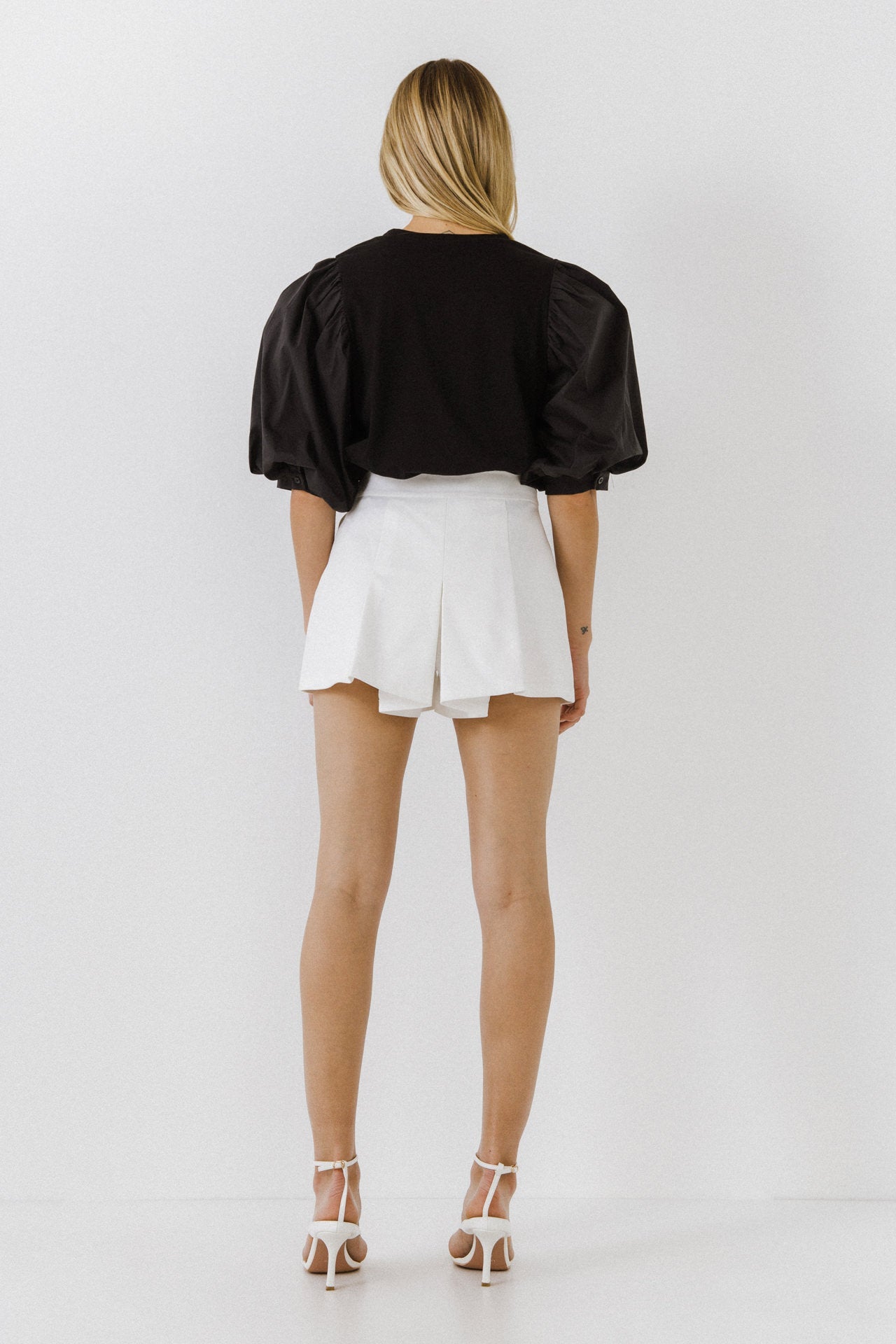 ENGLISH FACTORY - Poplin Sleeve Combo T-shirts - T-SHIRTS available at Objectrare