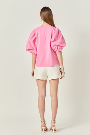 ENGLISH FACTORY - Poplin Sleeve Combo T-shirts - T-SHIRTS available at Objectrare