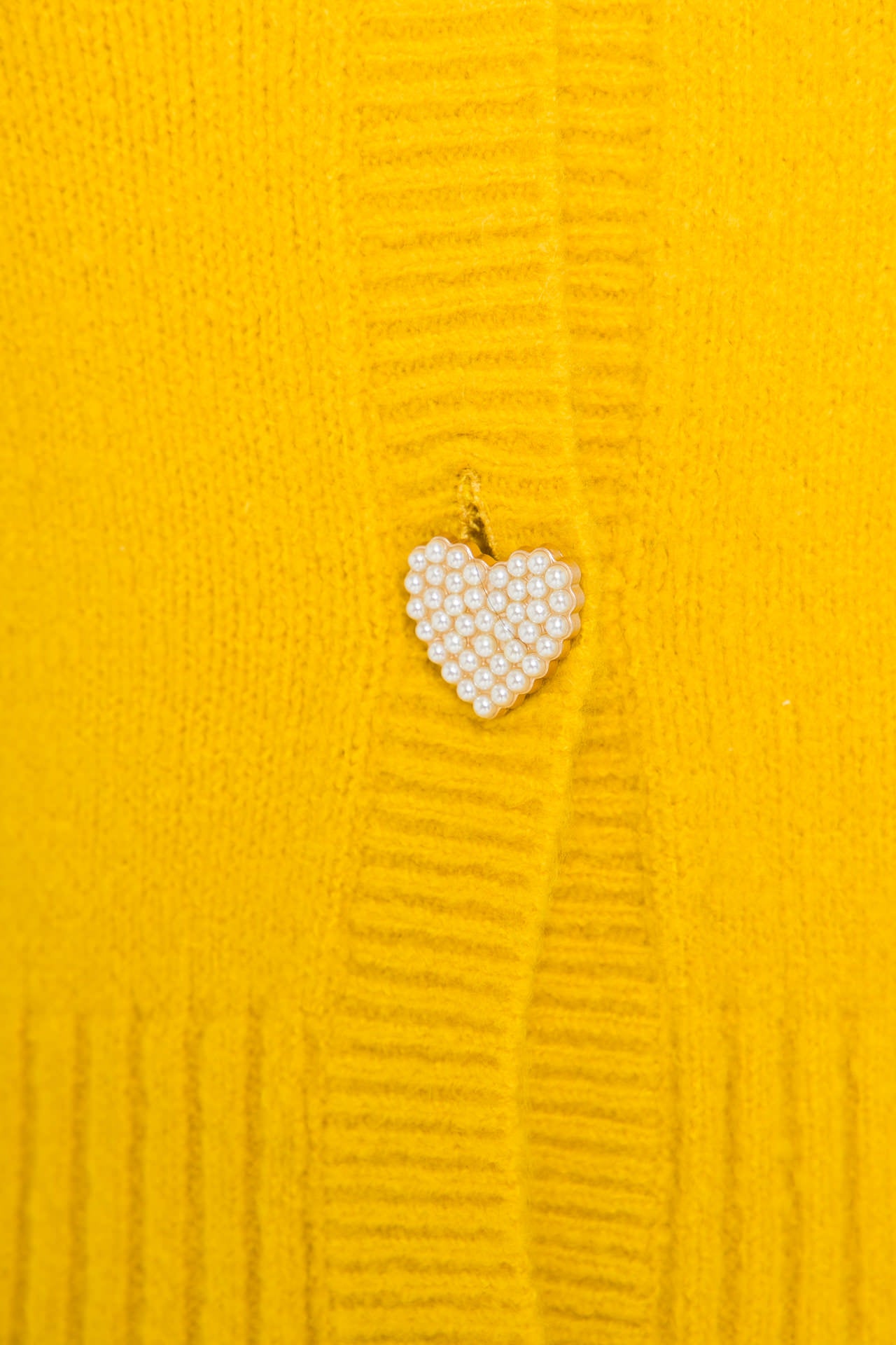 ENGLISH FACTORY - Heart Button Knit Cardigan - SWEATERS & KNITS available at Objectrare