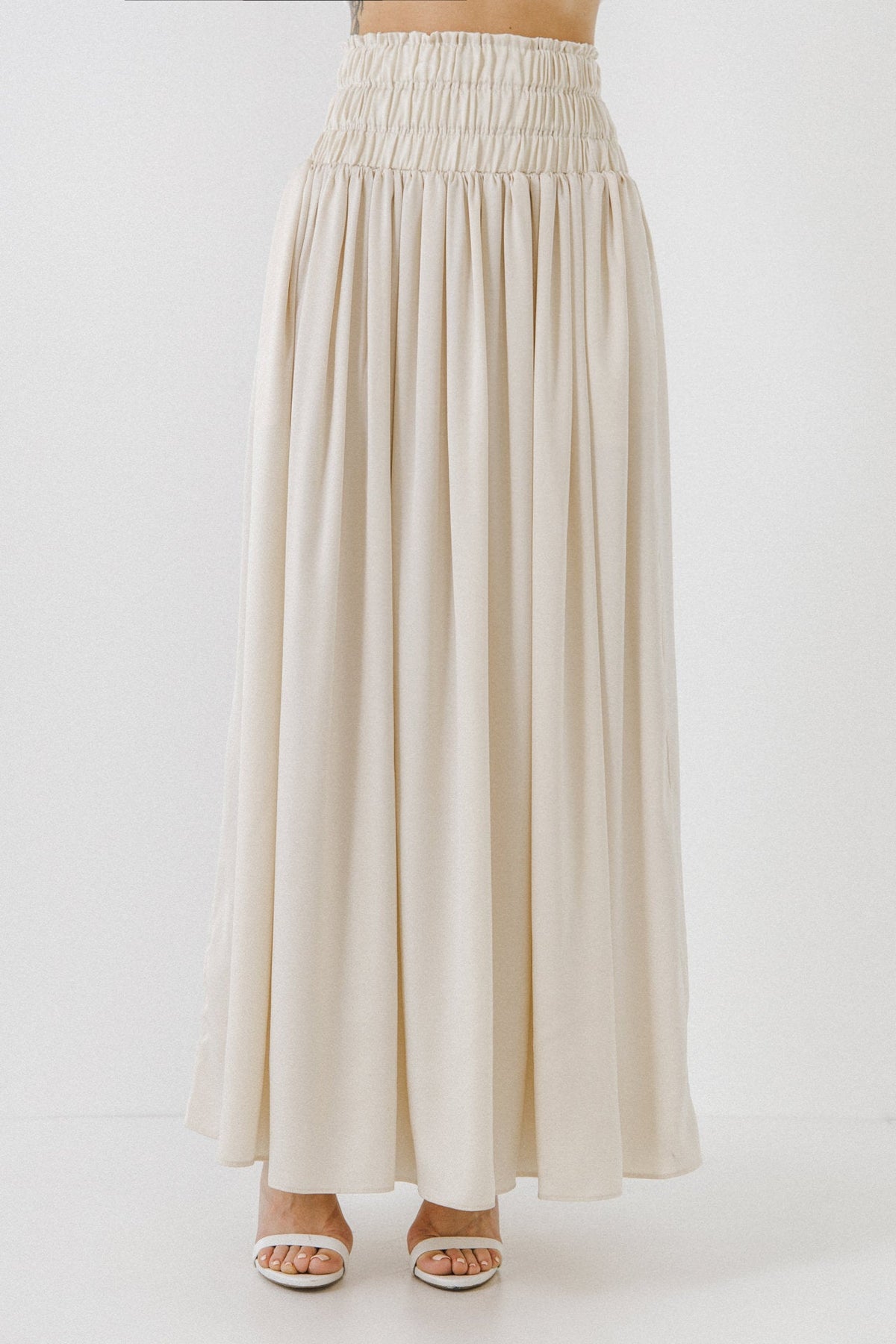 ENDLESS ROSE - Elastic Waist Maxi Skirt - SKIRTS available at Objectrare