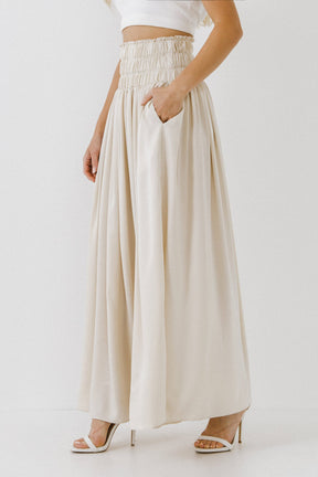 ENDLESS ROSE - Endless Rose - Elastic Waist Maxi Skirt - SKIRTS available at Objectrare