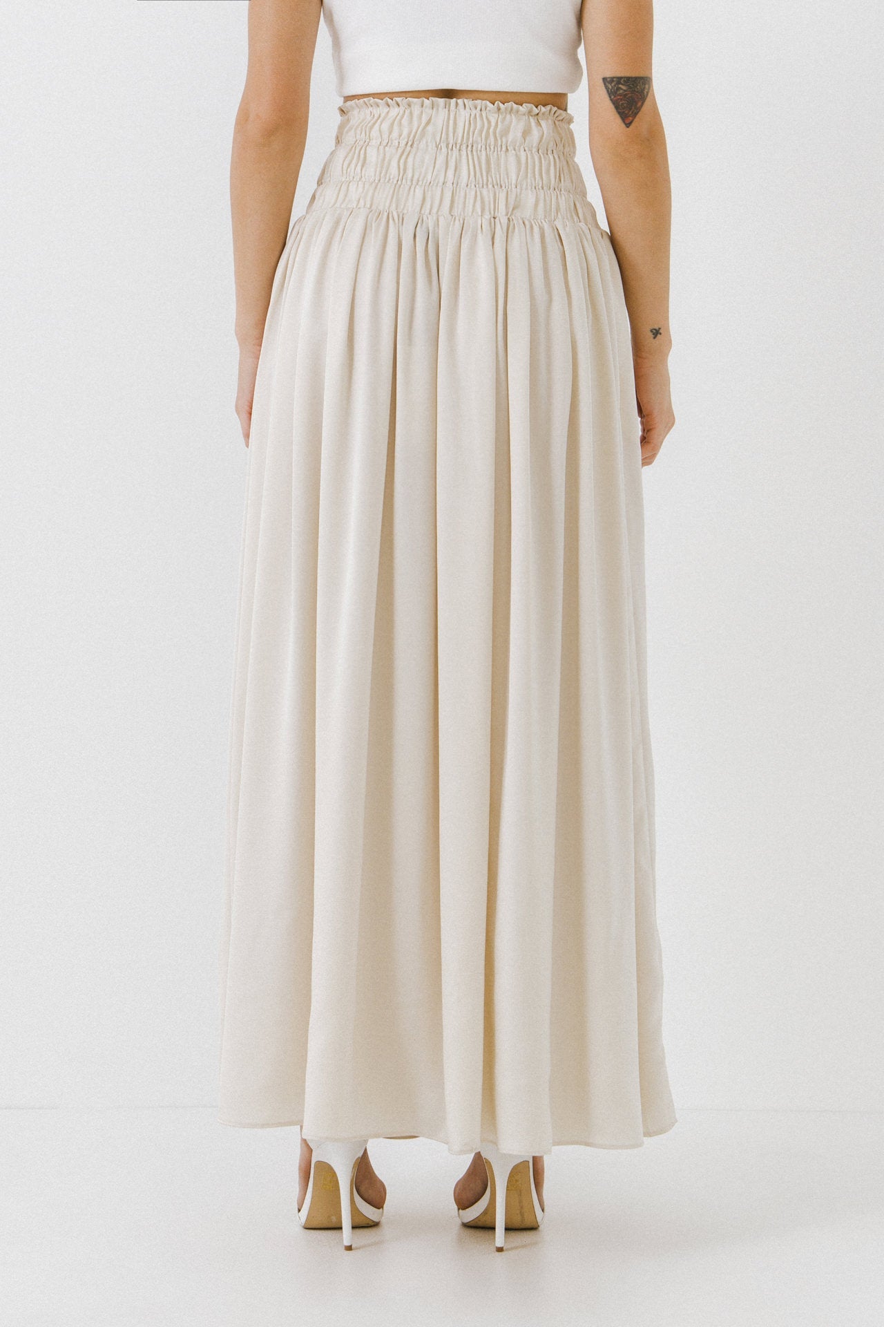 ENDLESS ROSE - Endless Rose - Elastic Waist Maxi Skirt - SKIRTS available at Objectrare