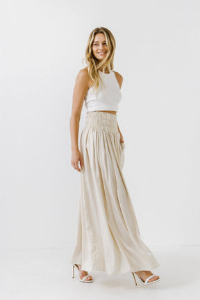 ENDLESS ROSE - Endless Rose - Elastic Waist Maxi Skirt - SKIRTS available at Objectrare