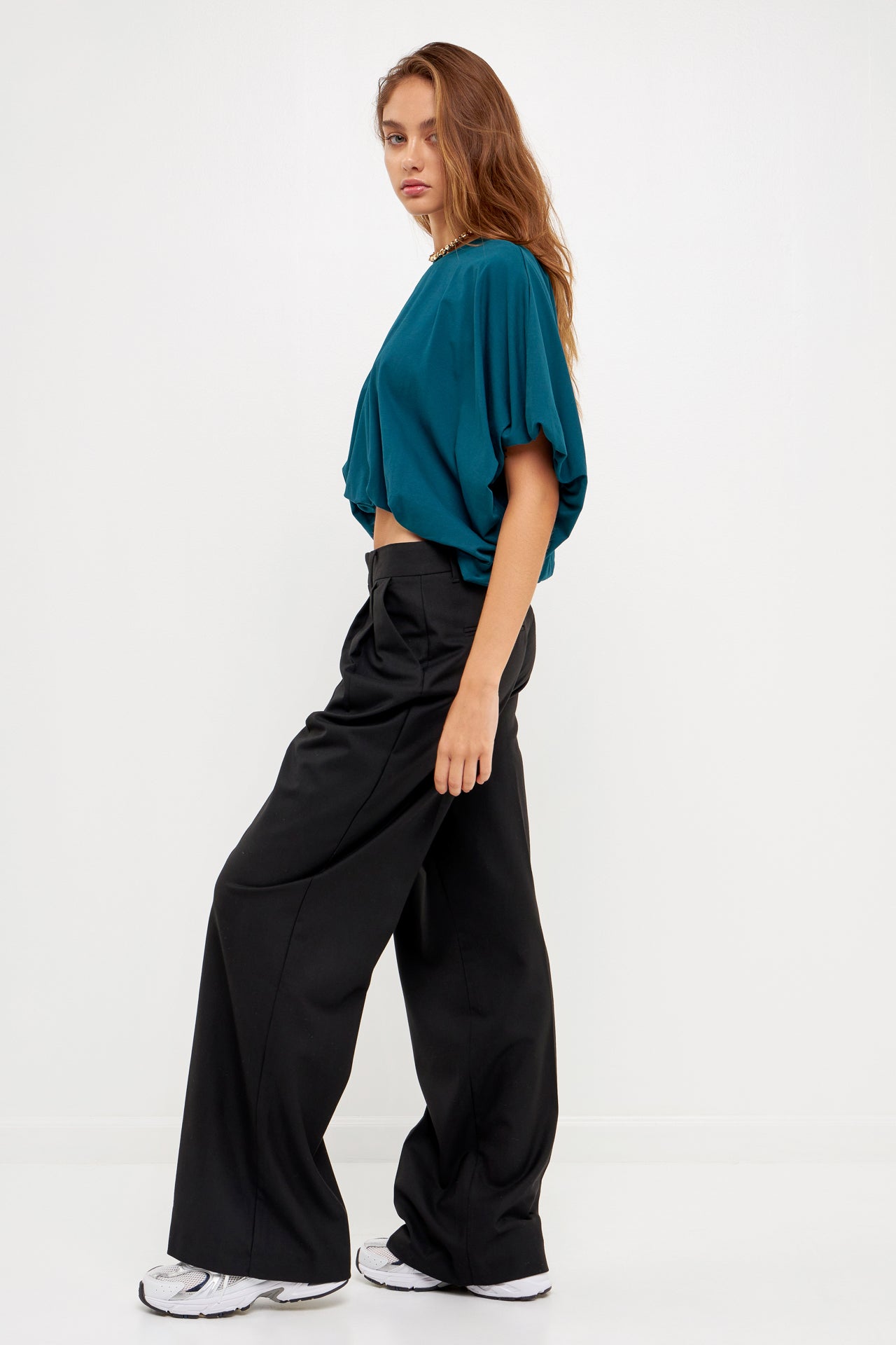 High-Low Cropped T-Shirt