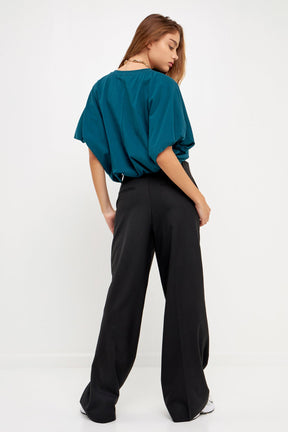 High-Low Cropped T-Shirt