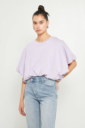 High-Low Cropped T-Shirt
